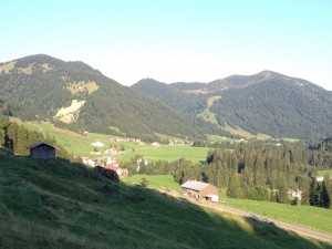Blick in's sonnige Balderschwanger Tal