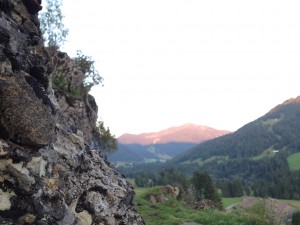 Blick auf's Riedbergerhorn und die schönen, großen Nagelfluhsteine
